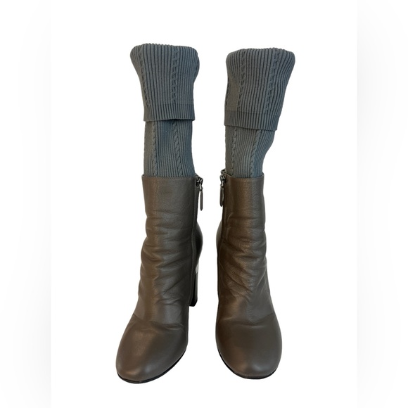 CHANEL   Interlocking CC Logo Sock Boots - Picture 5 of 11